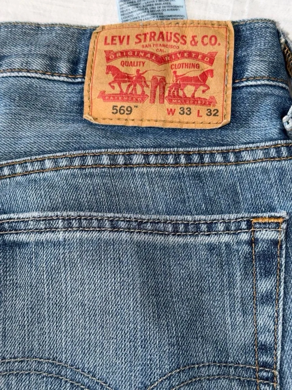 LEVIS Men's Classic Straight-Leg Jeans - Blue